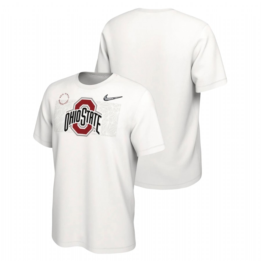 Ohio State Buckeyes Men's NCAA White Nike Playoff College Football T-Shirt UJW3649HS